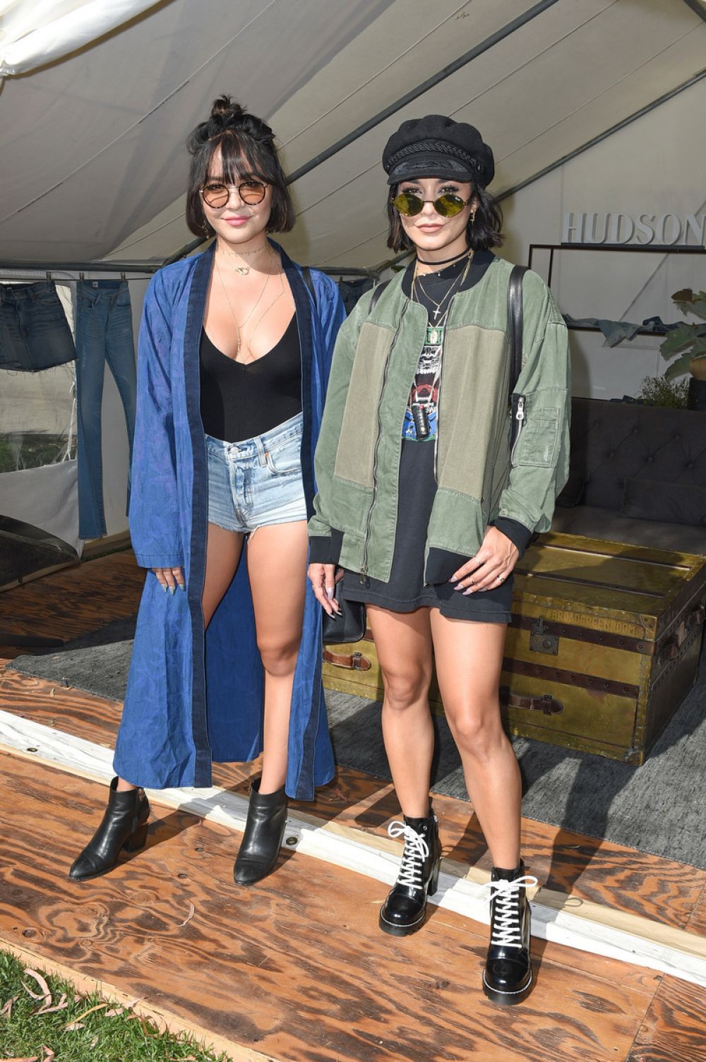 VANESSA and STELLA HUDGENS at Jeans Style Lounge in Los Angeles 07/23 ...