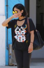 VANESSA HUDGENS Heading to a Gym in Los Angeles 07/19/2017