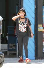 VANESSA HUDGENS Heading to a Gym in Los Angeles 07/19/2017
