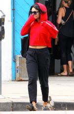 VANESSA HUDGENS Leaves a Gym in Los Angeles 06/30/2017