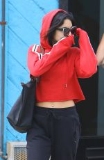 VANESSA HUDGENS Leaves a Gym in Los Angeles 06/30/2017