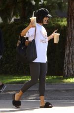 VANESSA HUDGENS Leaves a Gym in Studio City 07/26/2017