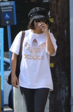 VANESSA HUDGENS Leaves a Gym in Studio City 07/26/2017