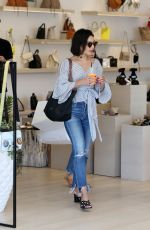 VANESSA HUDGENS Out Shopping in Studio City 07/12/2017