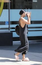 VANESSA HUDGENS at Equinox Fitness in West Hollywood 07/26/2017