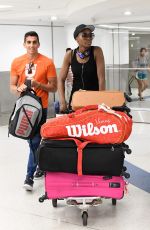 VENUS WILLIAMS at Florida International Airport 07/16/2017