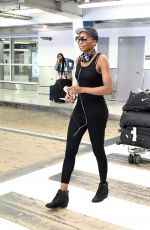VENUS WILLIAMS at Florida International Airport 07/16/2017