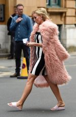 VICKY MEYERS on the Set of Age Before Beauty in Manchester 07/03/2017