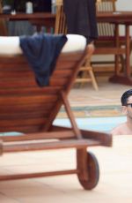 VICKY PATTISON wimin Ssuit at a Pool in Mallorca 06/25/2017