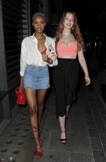 VICTORIA CLAY and JENNIFER MALENGELE at Cookoo Club in London 07/20/2017