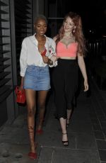 VICTORIA CLAY and JENNIFER MALENGELE at Cookoo Club in London 07/20/2017