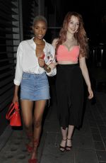 VICTORIA CLAY and JENNIFER MALENGELE at Cookoo Club in London 07/20/2017