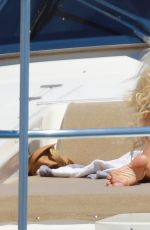 VICTORIA SILVSTEDT in Swimsuit at a Boat in St Tropez 07/02/2017