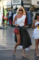 VICTORIA SILVSTEDT Out in St Tropez 07/14/2017