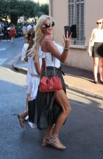 VICTORIA SILVSTEDT Out in St Tropez 07/14/2017