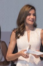 QUEEN LETIZIA OF SPAIN at 2017 National Fashion Awards in Madrid 07/17/2017