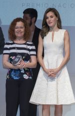 QUEEN LETIZIA OF SPAIN at 2017 National Fashion Awards in Madrid 07/17/2017