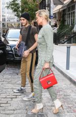 YOLANDA and Anwar HADID Out in New York 07/17/2017