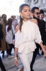 ZENDAYA COLEMAN at Ralph and Russo Fashion Show at Paris Haute Couture 07/03/2017
