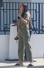 ZOE SALDANA Out in Los Angeles 07/02/2017