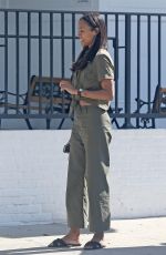 ZOE SALDANA Out in Los Angeles 07/02/2017