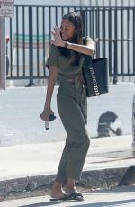 ZOE SALDANA Out in Los Angeles 07/02/2017