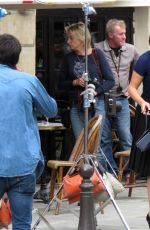 ADELE EXARCHOPOULOS on the Set of The White Crow in Paris 08/21/2017
