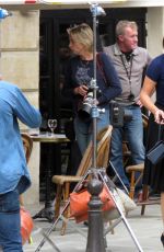 ADELE EXARCHOPOULOS on the Set of The White Crow in Paris 08/21/2017