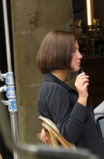 ADELE EXARCHOPOULOS on the Set of The White Crow in Paris 08/21/2017