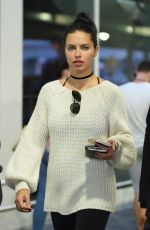 ADRIANA LIMA at JFK Airport in New York 08/18/2017