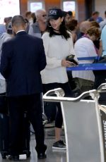 ADRIANA LIMA at Los Angeles International Airport 08/15/2017