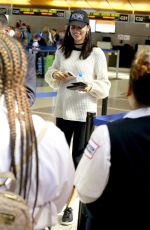 ADRIANA LIMA at Los Angeles International Airport 08/15/2017