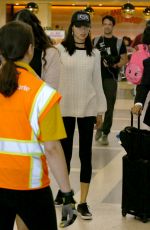 ADRIANA LIMA at Los Angeles International Airport 08/15/2017