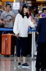 ADRIANA LIMA at Los Angeles International Airport 08/15/2017