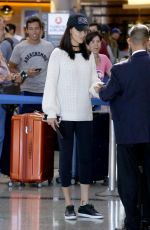 ADRIANA LIMA at Los Angeles International Airport 08/15/2017