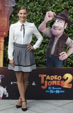 ADRIANA UGARTE and MICHELLE JENNER at Tadeo Jones 2: El Secreto Del Rey Midas Photocall in Madrid 08/22/2017