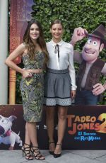 ADRIANA UGARTE and MICHELLE JENNER at Tadeo Jones 2: El Secreto Del Rey Midas Photocall in Madrid 08/22/2017