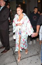 ADRIENNE BAILON and Israel Houghton at Catch LA in West Hollywood 08/30/2017