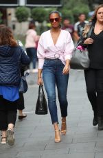 ALESHA DIXON Leaves Global Radio Studio in London 08/17/2017