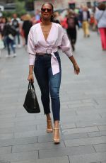 ALESHA DIXON Leaves Global Radio Studio in London 08/17/2017