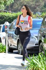 ALESSANDRA AMBROSIO Heading to a Gym in Los Angeles 08/08/2017