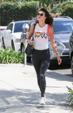 ALESSANDRA AMBROSIO Heading to a Gym in Los Angeles 08/08/2017