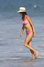 ALESSANDRA AMBROSIO in Bikini Bottom at a Beach in Malibu 08/09/2017