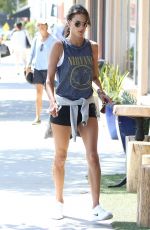ALESSANDRA AMBROSIO Leaves a Gym in Los Angeles 08/26/2017