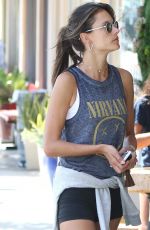 ALESSANDRA AMBROSIO Leaves a Gym in Los Angeles 08/26/2017