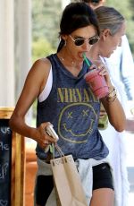 ALESSANDRA AMBROSIO Leaves a Gym in Los Angeles 08/26/2017