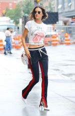 ALESSANDRA AMBROSIO Out and About in New York 08/29/2017