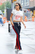ALESSANDRA AMBROSIO Out and About in New York 08/29/2017