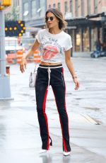 ALESSANDRA AMBROSIO Out and About in New York 08/29/2017