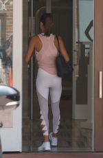 ALESSANDRA AMBROSIO Out ans About in Brentwood 08/25/2017